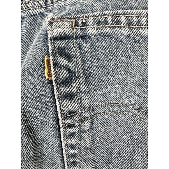 VINTAGE MENS LEVIS JEANS 545 LOOSE FIT‎ MADE IN USA 38x30 DENIM GOLD TAB  A10 - Picture 2 of 8